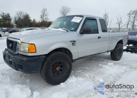 2004 Ford Ranger Xlt из США, поврежденный, VIN 1FTYR15E74PB65009